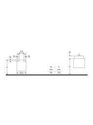 ����� ��� ���������� Duravit Ketho 450�550�225 ���������, ����� ������, ������� ���. KT6629R4343