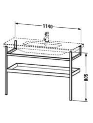    Duravit DuraStyle 1140805440   ./.  DS988404377