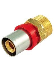 Соединитель пресс Tiemme 20х3/4"Н 1650015 / 1650G002005CZ — миниатюра 1