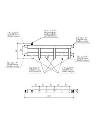 Модульный коллектор Gidruss MKSS-40-4D до 40 кВт, магистраль 3/4, 4 контура из них 3 вертикальных — изображение 2