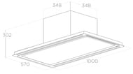  ELICA Hilight-X H30 WH/A/100 LED, 1000570302, 1500 3/, 184 , ,  PRF0173444A