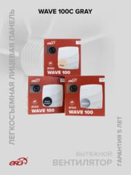 ���������� ERA WAVE D100 ���������, 100 �3/�, 25 ��, ���. ������, �����, WAVE 100C Gray