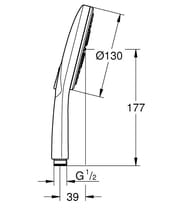  Grohe Rainshower SmartActive 130 , 3  ,  + 26574LS0