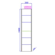 ����� Aqwella ASTRID 35 (800�600�450) ���������, ��� ����� AST0535DD