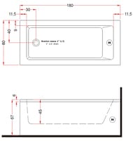 ����� Gruppo Treesse Dream 180 V838F 1800x800x670 CrystalTech, �/� AWC+�����, �����.+ ��. ������