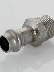 Пресс соединитель VALTEC 18х1/2"Н, нерж. сталь, VTi.901.I.001804