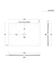 ������� ������ Azzurra SoloDue (1200�700�20) �������������, ��������, ����� SDPD12007020CT