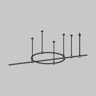 ������ ������� + ������ 2���������� �� �������� �������� Maytoni Hang (����) TFC-Flar-H05-BS ��� ������������ � ����� �������, ������, IP20