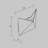 ������������� ��������� Maytoni Beekman (������) O802WL-L7B, 3000� 9�� IP 54, ������