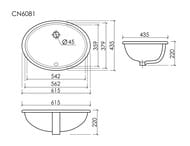 �������� �������. ����� Ceramicanova Era �������� 615x435x220 ��, �����  CN6081