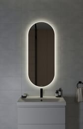Зеркало Cersanit ECLIPSE smart 500x1220 с подсветкой, овальное 64150 — изображение 3