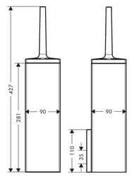 Axor Universal Rectangular ��� ��� ������� ���������, � �������, ����������� ������ ���� 42655340