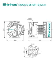  SHINHOO MEGA S 65-12F 1x230, DN 50/65, , 71121008