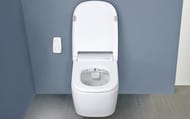 Унитаз подвесной Vitra V-Care Comfort с сиденьем,антибактериал. покр.,с функцией биде 5674B003-6194