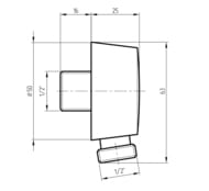   Migliore RICAMBI 1/2"1/2",  ML.RIC-30.254.RA