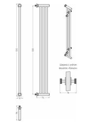 ������� ����� �� ����������������� 600�195 ����.�����, ������./��������. �����., 3/4"