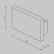 �������� ��� ����������/������������� �����������, 2 ��. Maytoni Basity (������) TRA172EC-11B, ������
