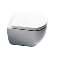 Унитаз приставной Kerasan Flo 311401 480х360х420 безободковый, гор. выпуск, без сиденья, белый