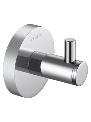 Крючок для ванной Aquatek Европа AQ4101CR одинарный, цвет: хром