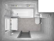 Декор CERSANIT Brooklyn B (298х598) светло-серый BL2L522 (шт.)