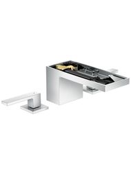 Смеситель Axor MyEdition 47052000 для умывальника, на 3 отверстия, сливной гарнитур, без панели — миниатюра 1
