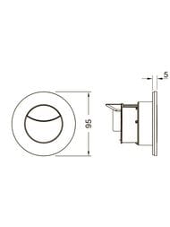 ������� ����� TECE Flushpoint 95�95 ������� ����, �������, ���� ������� 9240983