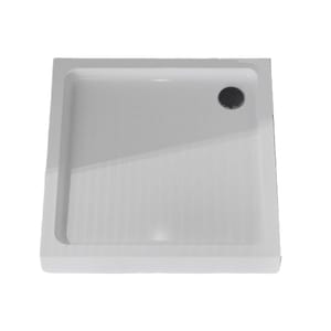 Поддон из акрила BELBAGNO TRAY-BB-A-100-15-W (1000х1000х150) квадратный, белый