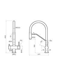 ��������� ��� ����� Omoikiri Karatsu-S-BN ������/����������� ����� 4994589