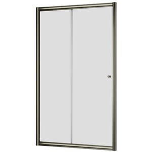 Душевая дверь CEZARES GIUBILEO (1175-1205х1950) BF-1-120-C-Br стекло прозрачное, профиль бронза