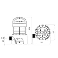 Погружной фекальный насос-измельчитель SFA SANIPUMP GR 382х265х265