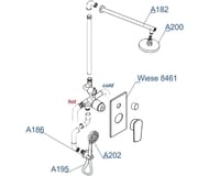 ������� ������� WasserKRAFT A84202 ������������� ���������, �������/������ ���, ��������� �����