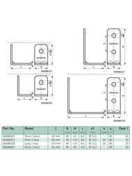 ������ Walraven Strut 90*, 2 ���������, 46�46��, ������������, 66588207R
