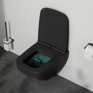 Унитаз подвесной AM.PM Inspire 2.0 FlashClean с сиденьем микролифт, черный мат. C50A1700MBSC