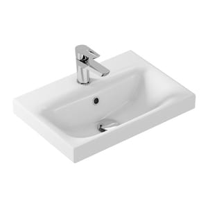 Раковина мебельная Cersanit MODUO SLIM 500х350х160 1 отверстие, белая S-UM-MOD50SL/1