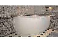 Ванна акриловая Aquanet CAPRI 160х100 правая асимметричная, без гидромассажа, без обвязки 203915