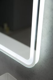 Зеркало BelBagno (500x30x600) с подсветкой и кнопочным выключателем SPC-MAR-500-600-LED-BTN