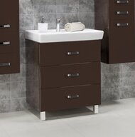 Раковина Aquaton Тигода 70 1WH302083 700x480x190 мм, перелив, отверстие под смеситель, белая