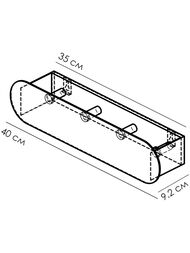 ����� FLOW Round Hook 400�92�90 ���������, � ��������, ����� Fl-ro-hook40-�