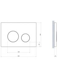 ������� ����� Cersanit TWINS �������, ����� ������� � ������ ������, ������������ 63535