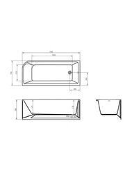 ����� ��������� BelBagno BB712-1700-730-L (1700�730�580) �������, �����, �����