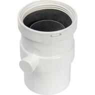 Элемент дымохода вертикальный D80 п/м с патрубком для отвода конденсата STOUT SCA-0080-020137