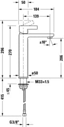    Duravit D-Neo L DE1030002010 270 , ,   , 