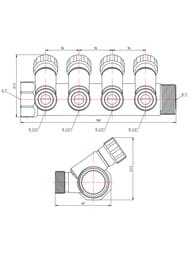  VALTEC 1"  4 .  1/2"  VTc.560.N.0604