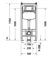 ����������� Duravit DuraSystem 500�1150�� ��� ���������� ������� WD1029000000/WF1202000010