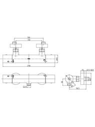 Смеситель для душа TOTO G SELECTION термостатический Safety thermo TBV01401R — изображение 2