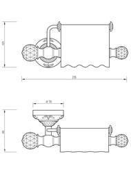 Migliore Cristalia ��������������� ��������, ������ SWAROVSKI ML.CRS-60.206.BR/16763