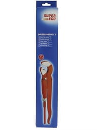 Ключ трубный Super Ego S 1.1/2", шведка, сталь, наклон угла губок 45°,  145150000 — изображение 4