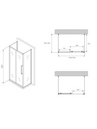 ������� ���������� ABBER Schwarzer Diamant AG30160MH-S100M-S100M (1600�1000�1950) �-���., ���./����