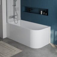 Ванна акриловая BelBagno BB712-1700-730-L (1700х730х580) угловая, левая, белый