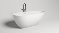 Ванна отдельностоящая Salini Paola 172 S-Sense 1720х820х600 иск. камень, белый глянец 101512G